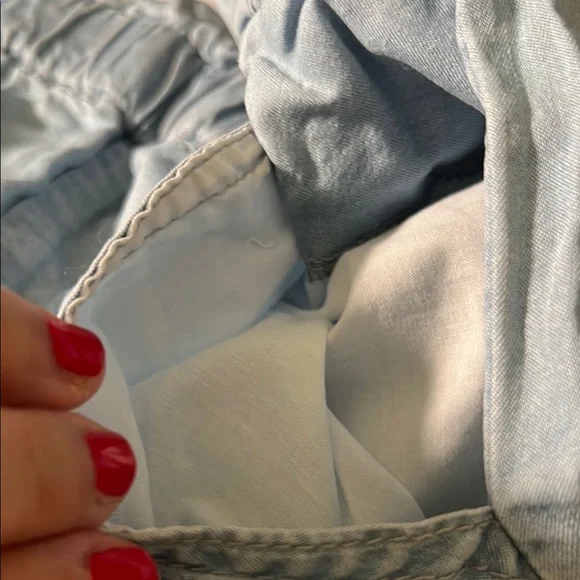 Indigo Rising Chambray Denim Joggers - Picture 5 of 13